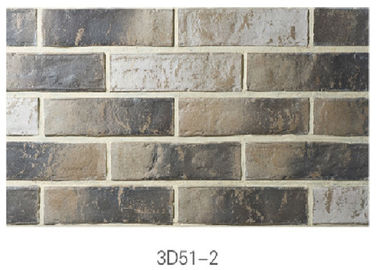 absorção de maré baixa fina do tijolo do folheado da argila 3D51-2 para o folheado interior do tijolo de /Outdoor