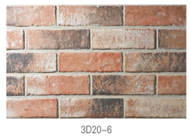 tijolo fino do folheado da argila de 210 * de 55 * 12mm/paredes interiores folheado fino do tijolo