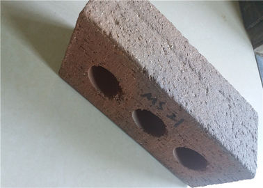Superfície áspera 210x100x65mm dos tijolos perfurados de grande resistência da argila
