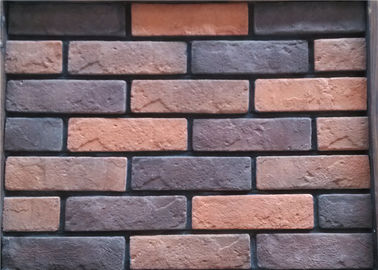 Tijolo exterior colorido do falso da decoração da parede com baixa absorção