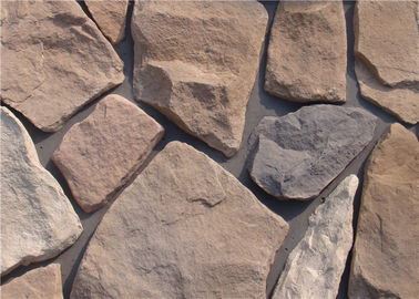 Amplamente utilizado de pedra artificial dispersado para casas de campo com várias cores e formas
