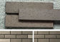 Material de construção exterior da parede da argila dos painéis de parede do folheado do tijolo com superfície áspera