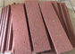 Painéis de tapume feitos sob encomenda do tijolo vermelho exteriores para a parede home 240x60mm