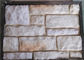 Pedra artificial da parede da força compressiva com folheado de pedra exterior da textura de pedra natural