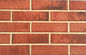 3DWN dirigem o tijolo decorativo 1202 da argila vermelha da parede - força de quebra 1441N