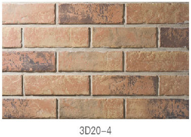 tijolo fino do folheado da argila 3D20-4 pura de pouco peso para parede interna/exterior