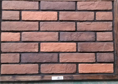 O tijolo decorativo fino da parede do falso, tijolo cerâmico do falso almofada exterior