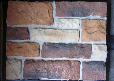 Absorção de maré baixa decorativa da pedra artificial irregular da parede