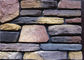 cor misturada 2500series e pedra artificial da parede das formas com processo moldando para a decoração da parede