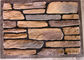 Pedra artificial da parede do cimento grosso para o vapor exterior do jardim - curado