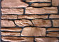 Pedra artificial da parede do cimento grosso para o vapor exterior do jardim - curado