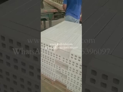 Veneer de tijolo branco extrudido de tamanho longo para decoração de parede exterior e interior